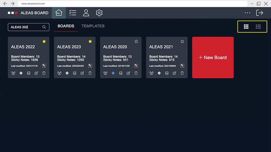Dashboard View