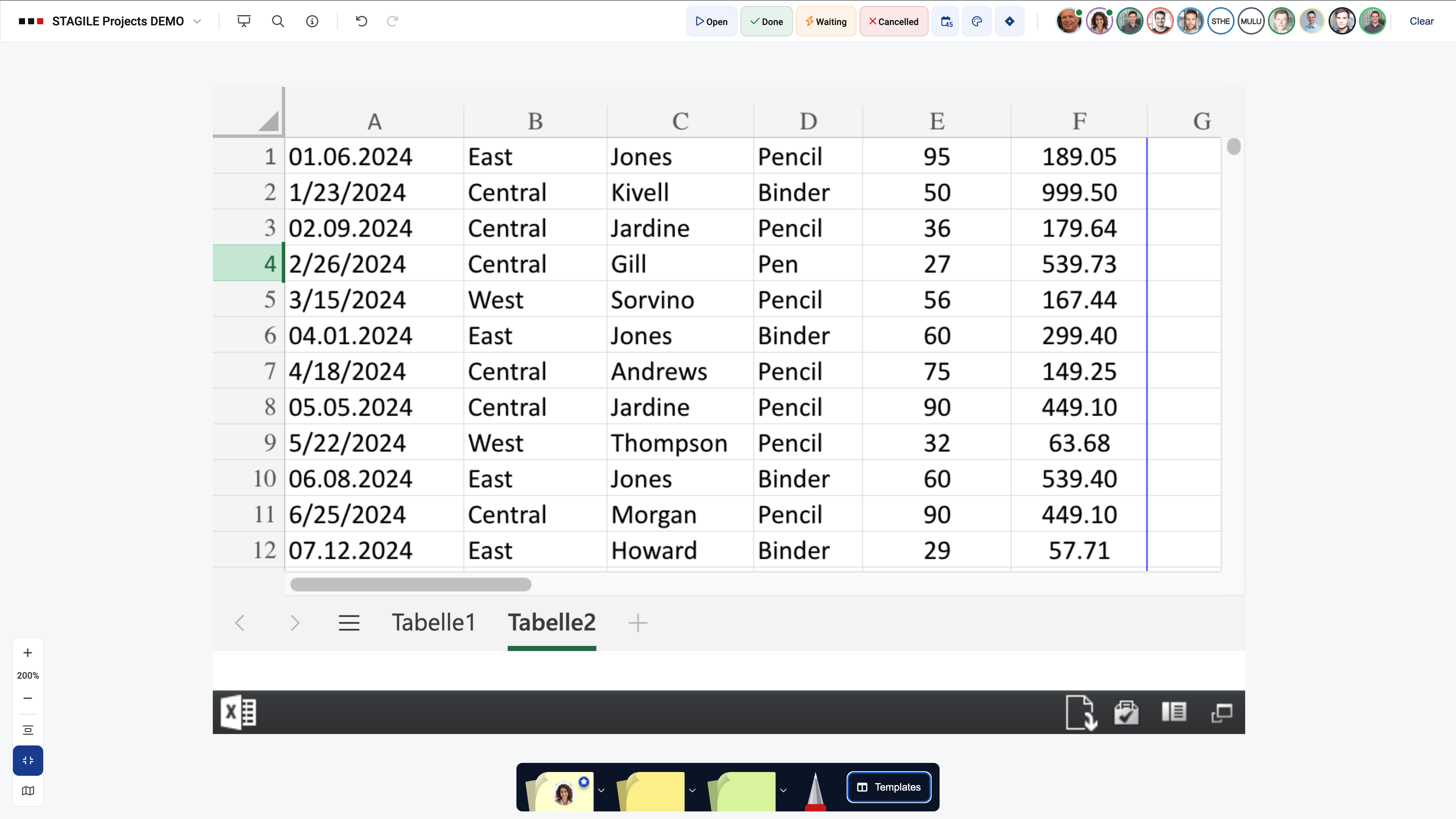 Excel iFrame Embed